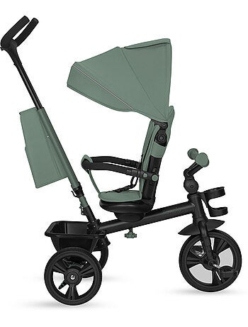 Poussette et tricycle bébé lionelo haari - jusqu'à 25 kg - siège réversible - panier et sac inclus