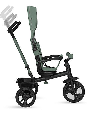 Poussette et tricycle bébé lionelo haari - jusqu'à 25 kg - siège réversible - panier et sac inclus