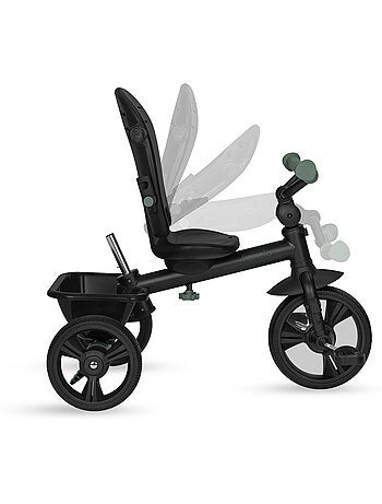Poussette et tricycle bébé lionelo haari - jusqu'à 25 kg - siège réversible - panier et sac inclus