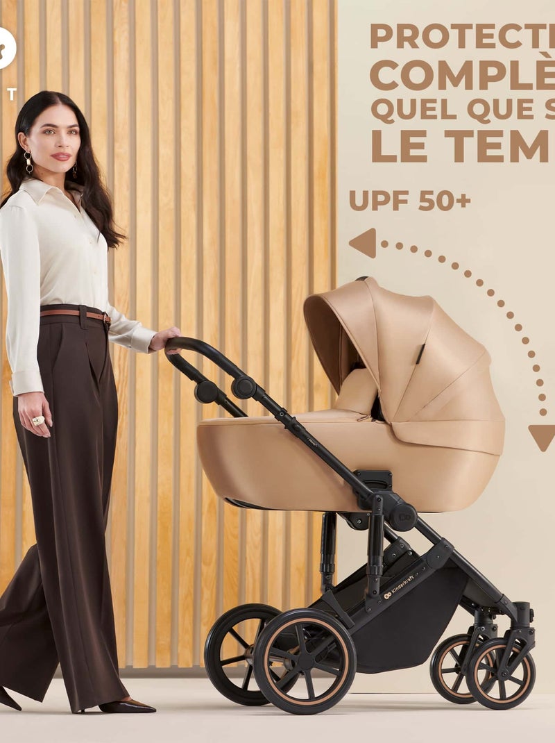 Poussette évolutive 2 en 1 suspension Gris - Kiabi