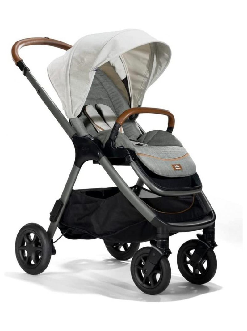 Poussette Finiti (adaptateurs et habillage de pluie inclus) Oyster Gris - Kiabi