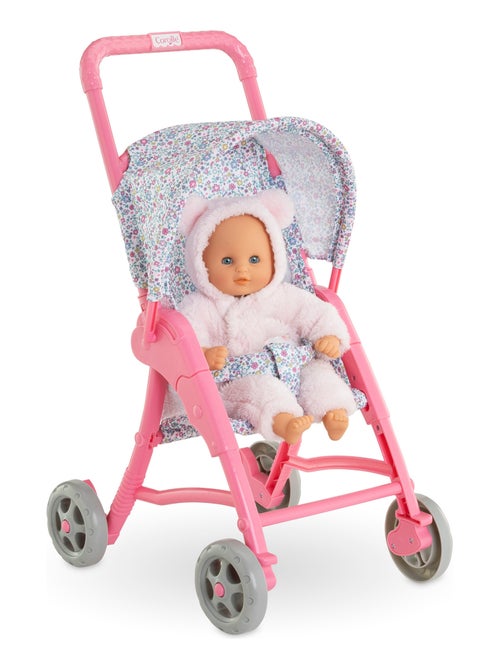 Poussette Florale pour poupon 30 cm - Kiabi