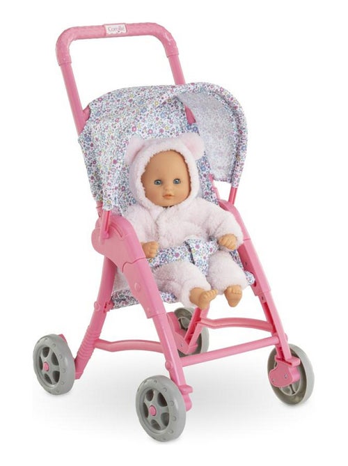 Poussette Florale pour poupon 30 cm - Kiabi