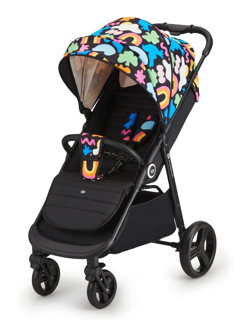Poussette grande modèle pratique et confortable Multicolore - Kiabi