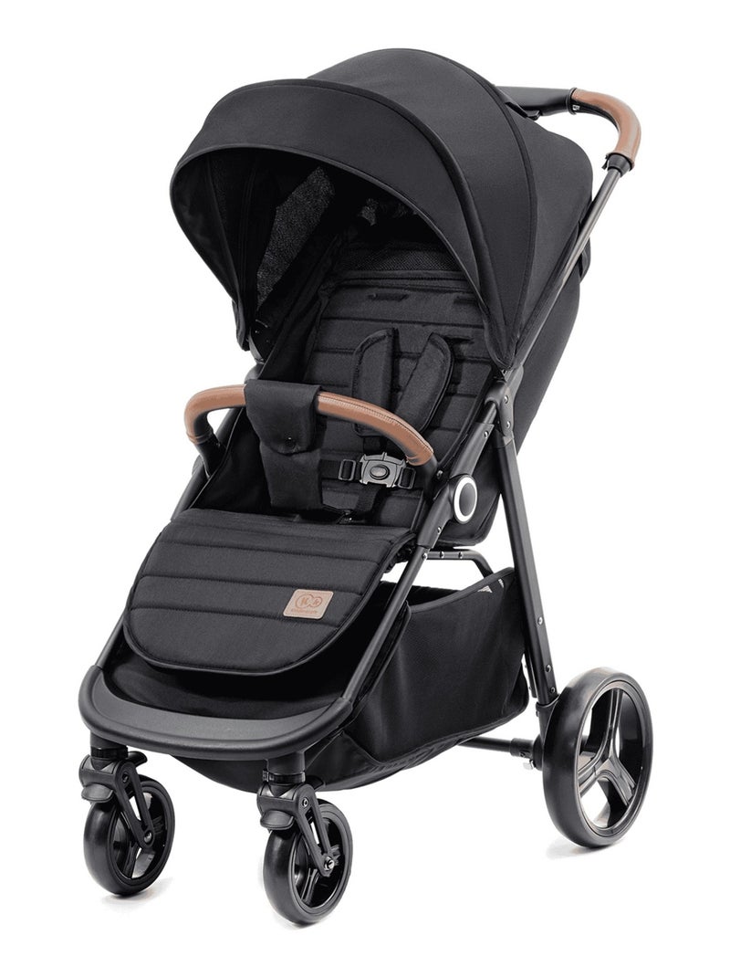 Poussette grande modèle pratique et confortable Noir - Kiabi