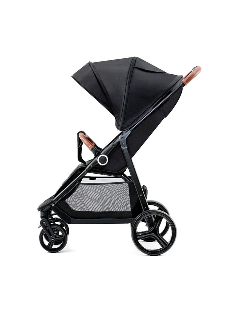Poussette grande modèle pratique et confortable Noir - Kiabi