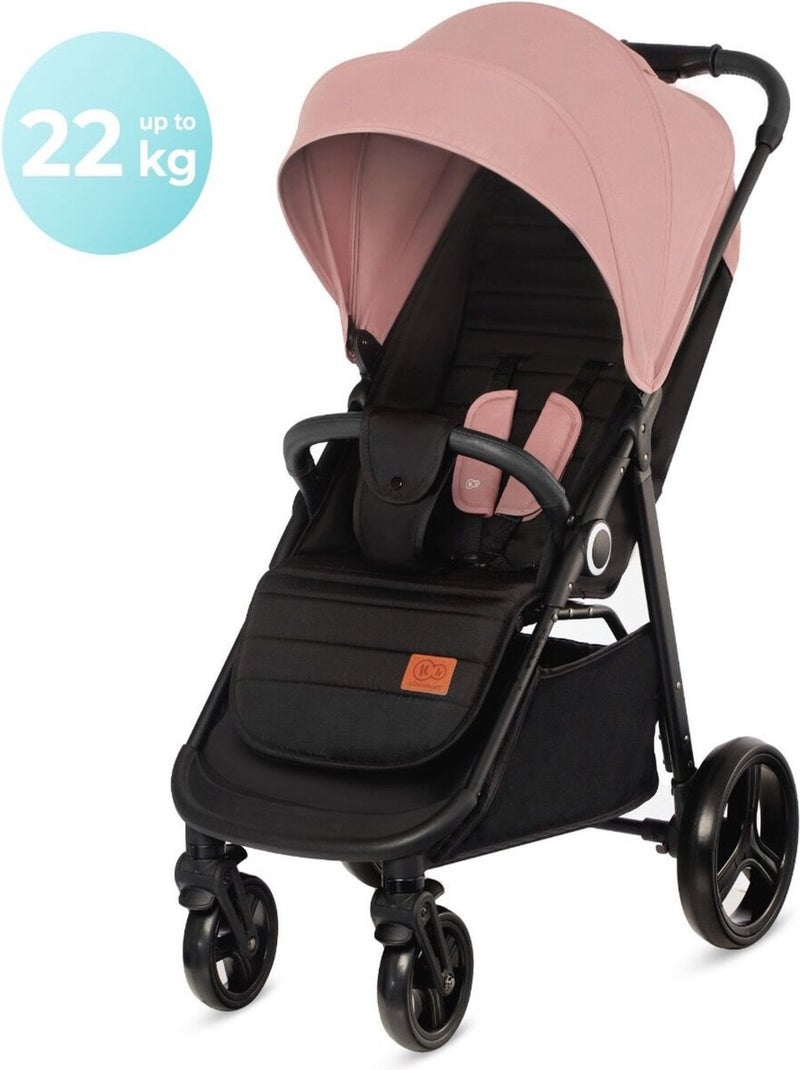 Poussette grande modèle pratique et confortable Rose - Kiabi