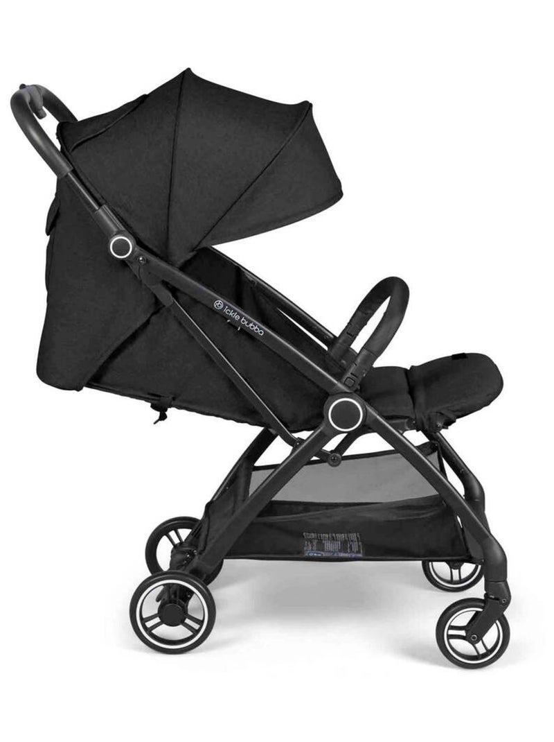 Poussette Ickle Bubba Aries Prime pliage auto, chauffe-pieds, porte-gobelet, sac transport Noir - Kiabi