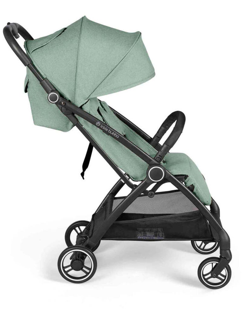 Poussette Ickle Bubba Aries Prime pliage auto, chauffe-pieds, porte-gobelet, sac transport Vert - Kiabi