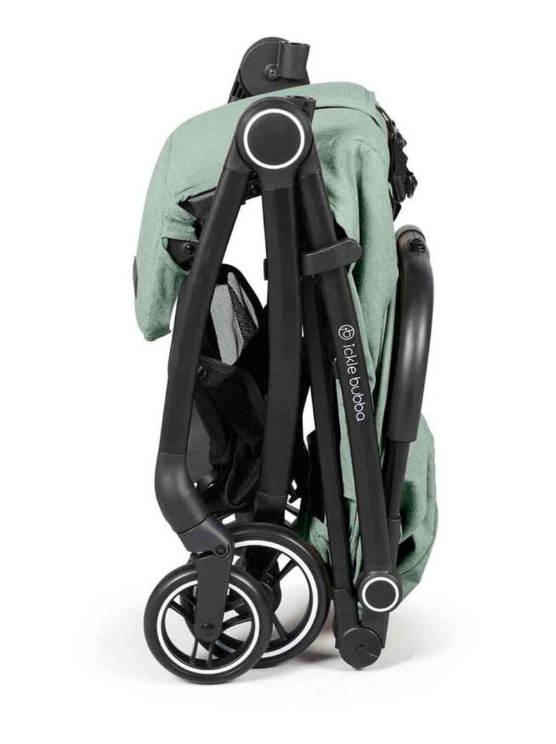 Poussette Ickle Bubba Aries Prime pliage auto, chauffe-pieds, porte-gobelet, sac transport Vert - Kiabi
