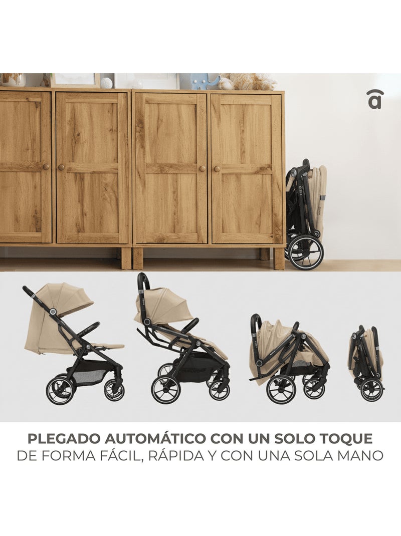 Poussette Kibu Asalvo Beige - Kiabi