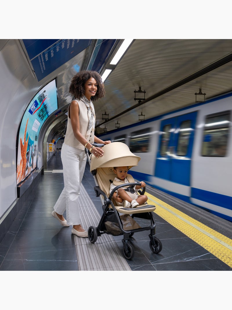 Poussette Kinderkraft APINO avec Pliage Automatique, Dossier Allongeable et Roues Increvables Gris - Kiabi