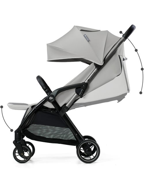 Poussette Kinderkraft APINO avec Pliage Automatique, Dossier Allongeable et Roues Increvables - Kiabi