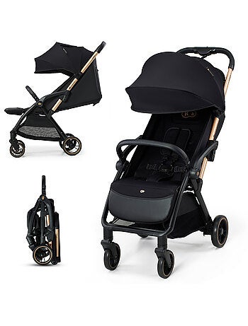 Poussette Kinderkraft APINO avec Pliage Automatique, Dossier Allongeable et Roues Increvables