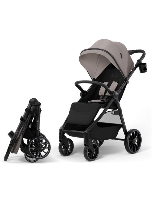 Poussette Kinderkraft GRANDE 2, CLICK&FOLD pliage 1 main, siège allongé, grandes roues, 22 kg - Kiabi Poussette Kinderkraft GRANDE 2, CLICK&FOLD pliage 1 main, siège allongé, grandes roues, 22 kg - Kiabi
