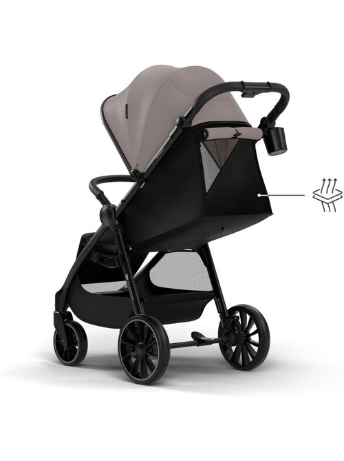 Poussette Kinderkraft GRANDE 2, CLICK&FOLD pliage 1 main, siège allongé, grandes roues, 22 kg - Kiabi Poussette Kinderkraft GRANDE 2, CLICK&FOLD pliage 1 main, siège allongé, grandes roues, 22 kg - Kiabi