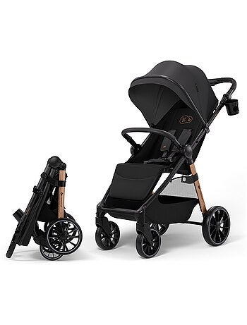 Poussette Kinderkraft GRANDE 2, siège spacieux, position allongée, CLICK&FOLD, roues EVA, 22 kg