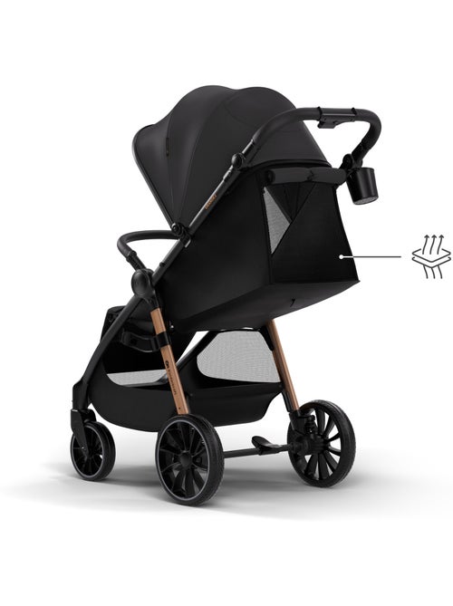 Poussette Kinderkraft GRANDE 2, poignée réglable 3 positions, pliage 1 main, roues EVA, 22 kg - Kiabi Poussette Kinderkraft GRANDE 2, poignée réglable 3 positions, pliage 1 main, roues EVA, 22 kg - Kiabi