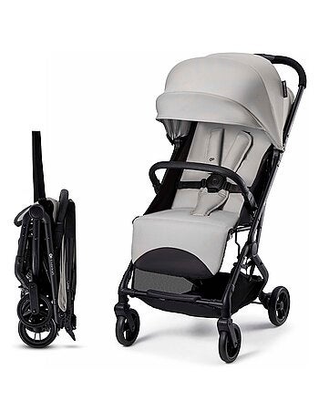 Poussette Kinderkraft INDY 3 Légère et Compacte avec Pliage d’Une Main, Roues TPR et Sangle