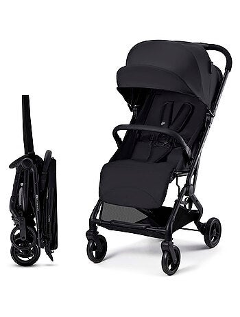 Poussette Kinderkraft INDY 3 Légère et Compacte avec Pliage d’Une Main, Roues TPR et Sangle