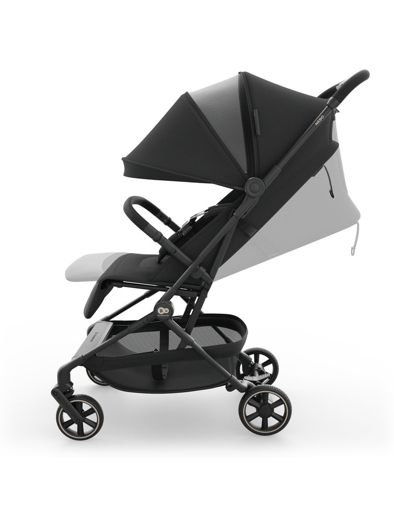 Poussette Kinderkraft NEBO cabine IATA 51x43x21 pliage 1 main ultralégère autoportante 22 kg Noir - Kiabi