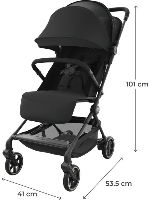 Poussette Kinderkraft NEBO cabine IATA 51x43x21 pliage 1 main ultralégère autoportante 22 kg - Kiabi