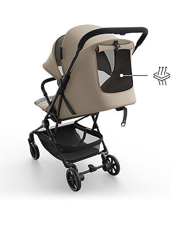 Poussette Kinderkraft NEBO cabine pliage 1 main position allongée repose-pieds réglable UPF50+