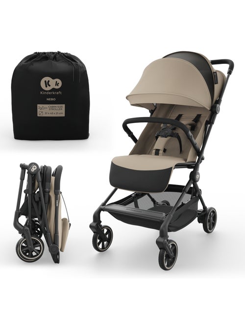 Poussette Kinderkraft NEBO cabine sac transport sangle épaule harnais 5 points panier 22 kg - Kiabi
