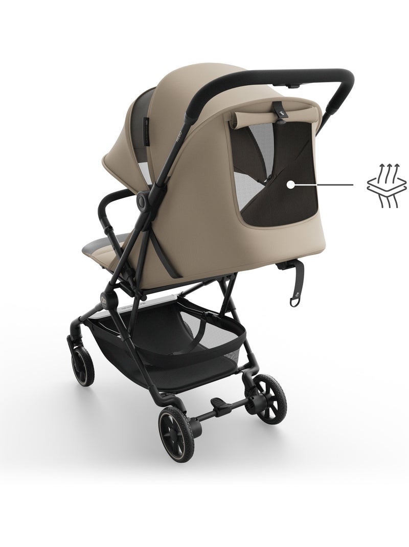 Poussette Kinderkraft NEBO cabine sac transport sangle épaule harnais 5 points panier 22 kg Beige - Kiabi