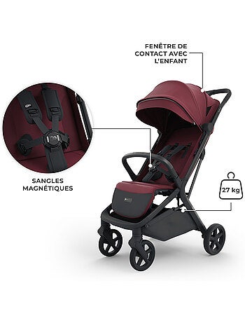 Poussette Kinderkraft NUBI 3 avec Pliage Automatique, Roues EVA et Assise Respirante