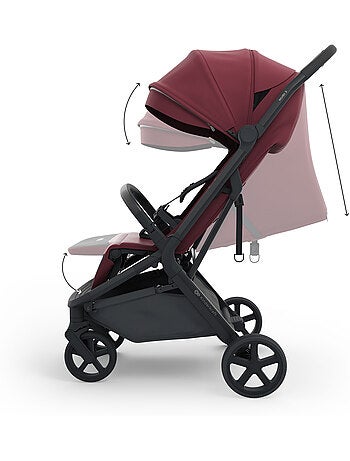 Poussette Kinderkraft NUBI 3 avec Pliage Automatique, Roues EVA et Assise Respirante