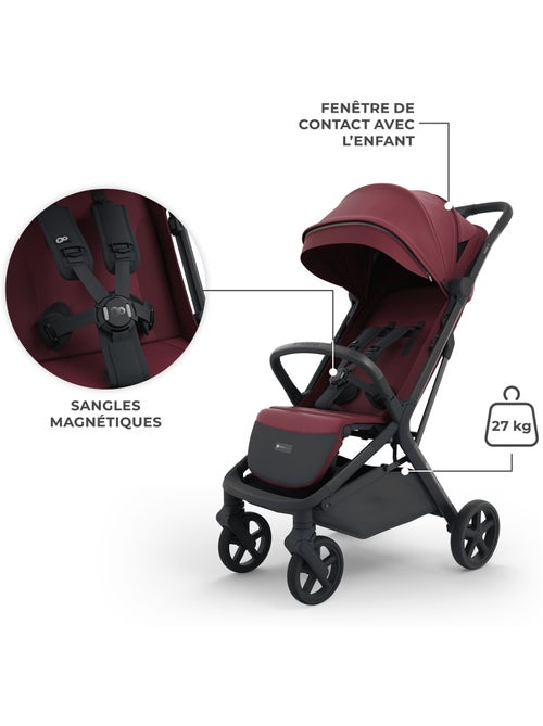 Poussette Kinderkraft NUBI 3 avec Pliage Automatique, Roues EVA et Assise Respirante - Kiabi Poussette Kinderkraft NUBI 3 avec Pliage Automatique, Roues EVA et Assise Respirante - Kiabi