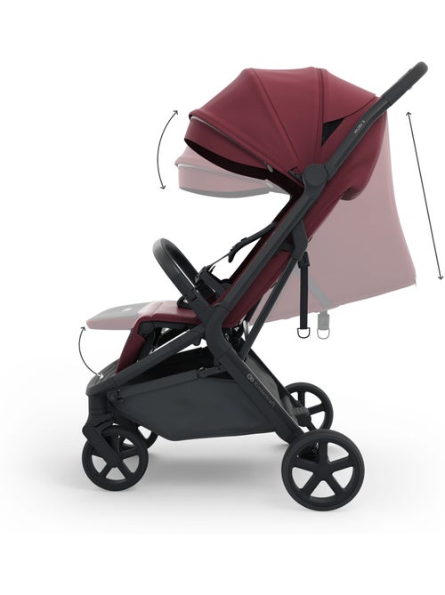 Poussette Kinderkraft NUBI 3 avec Pliage Automatique, Roues EVA et Assise Respirante - Kiabi Poussette Kinderkraft NUBI 3 avec Pliage Automatique, Roues EVA et Assise Respirante - Kiabi