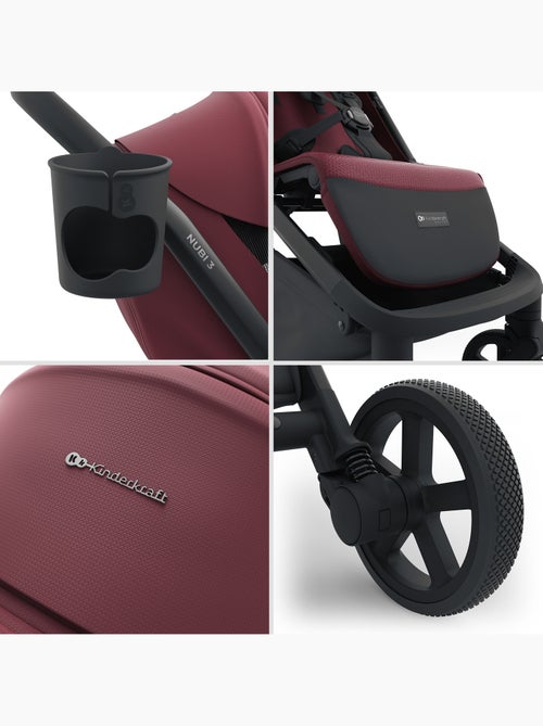Poussette Kinderkraft NUBI 3 avec Pliage Automatique, Roues EVA et Assise Respirante - Kiabi Poussette Kinderkraft NUBI 3 avec Pliage Automatique, Roues EVA et Assise Respirante - Kiabi