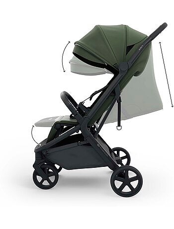 Poussette Kinderkraft NUBI 3 avec Pliage Automatique, Roues EVA et Assise Respirante