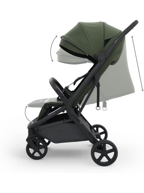 Poussette Kinderkraft NUBI 3 avec Pliage Automatique, Roues EVA et Assise Respirante - Kiabi Poussette Kinderkraft NUBI 3 avec Pliage Automatique, Roues EVA et Assise Respirante - Kiabi