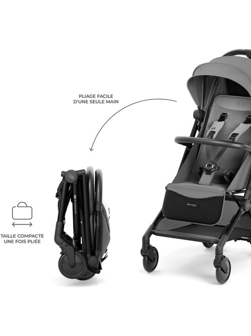 Poussette Kinderkraft PILOT 2 compacte et pliable, compatible cabine IATA, dossier allongé et UPF 50 - Kiabi Poussette Kinderkraft PILOT 2 compacte et pliable, compatible cabine IATA, dossier allongé et UPF 50 - Kiabi