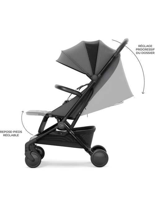Poussette Kinderkraft PILOT 2 compacte et pliable, compatible cabine IATA, dossier allongé et UPF 50 - Kiabi Poussette Kinderkraft PILOT 2 compacte et pliable, compatible cabine IATA, dossier allongé et UPF 50 - Kiabi