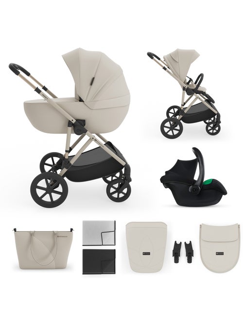 Poussette Kinderkraft PRIME 3 3-en-1 nacelle + MINK PRO 2 memory buttons déclipser 1 main - Kiabi Poussette Kinderkraft PRIME 3 3-en-1 nacelle + MINK PRO 2 memory buttons déclipser 1 main - Kiabi