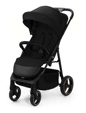 Poussette Kinderkraft TRIG 3 Pliable d’Une Main, Dossier Allongeable et Roues Amorties