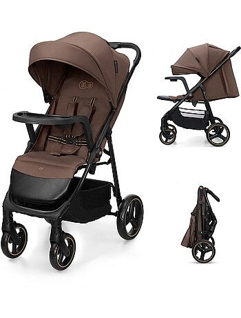 Poussette Kinderkraft TRIG 3 TR AVEC PLATEAU, roues increvables avec suspensions, pivot 360°