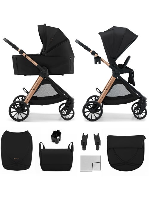 Poussette Kinderkraft VESTO 2 2 en 1 avec nacelle EN1466, suspension intégrale et siège réversible - Kiabi Poussette Kinderkraft VESTO 2 2 en 1 avec nacelle EN1466, suspension intégrale et siège réversible - Kiabi
