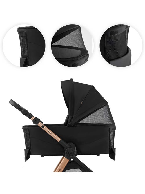 Poussette Kinderkraft VESTO 2 2 en 1 avec nacelle EN1466, suspension intégrale et siège réversible - Kiabi Poussette Kinderkraft VESTO 2 2 en 1 avec nacelle EN1466, suspension intégrale et siège réversible - Kiabi