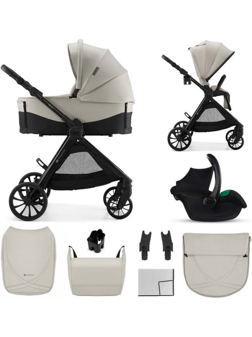 Poussette Kinderkraft VESTO 2 3 en 1 avec siège auto MINK PRO 2, siège réversible et pliage compact - Kiabi Poussette Kinderkraft VESTO 2 3 en 1 avec siège auto MINK PRO 2, siège réversible et pliage compact - Kiabi