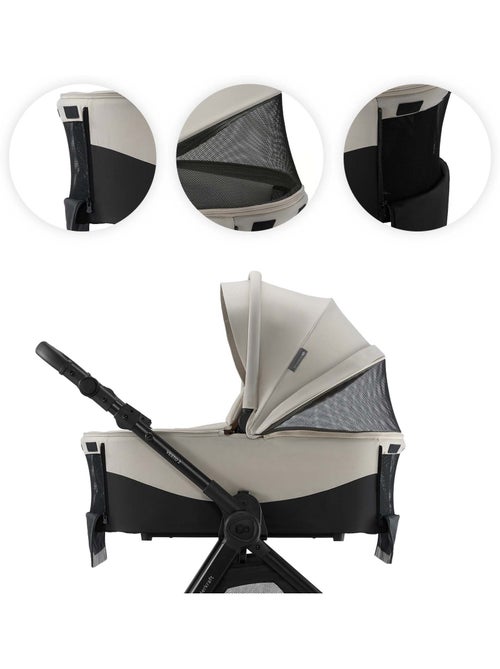 Poussette Kinderkraft VESTO 2 3 en 1 avec siège auto MINK PRO 2, siège réversible et pliage compact - Kiabi Poussette Kinderkraft VESTO 2 3 en 1 avec siège auto MINK PRO 2, siège réversible et pliage compact - Kiabi