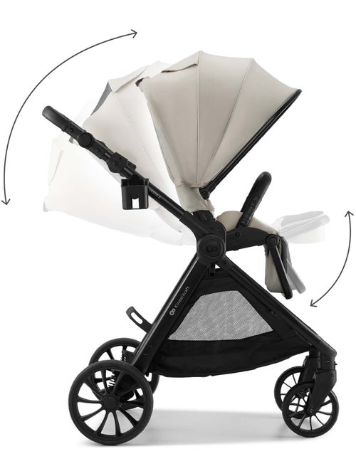 Poussette Kinderkraft VESTO 2 3 en 1 avec siège auto MINK PRO 2, siège réversible et pliage compact - Kiabi Poussette Kinderkraft VESTO 2 3 en 1 avec siège auto MINK PRO 2, siège réversible et pliage compact - Kiabi