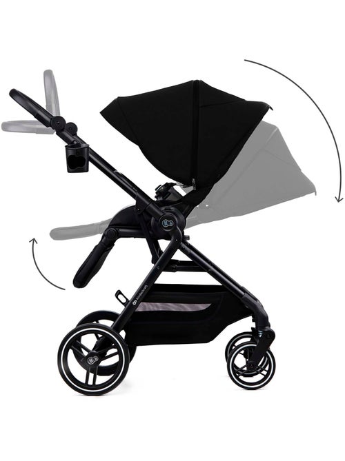 Poussette Kinderkraft YOXI 2 en 1 avec nacelle, siège réversible, roues increvables et UPF50+ - Kiabi Poussette Kinderkraft YOXI 2 en 1 avec nacelle, siège réversible, roues increvables et UPF50+ - Kiabi