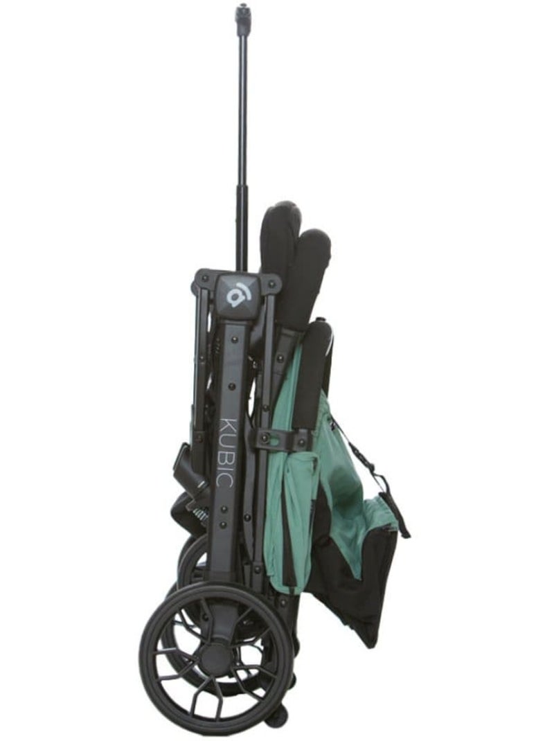 Poussette Kubic 2 Asalvo Noir Vert - Kiabi