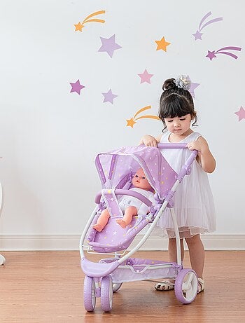 Poussette landau nacelle 2en1 pour poupée