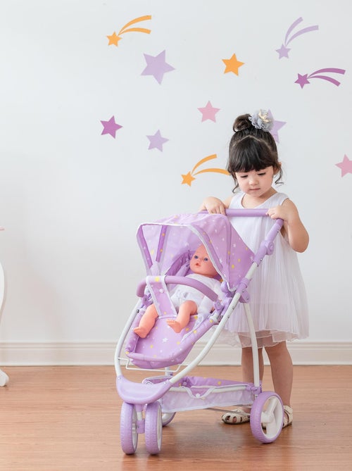 Poussette landau nacelle 2en1 pour poupée poupon de 40-45 cm Olivia’s Little World OL-00010 - Kiabi